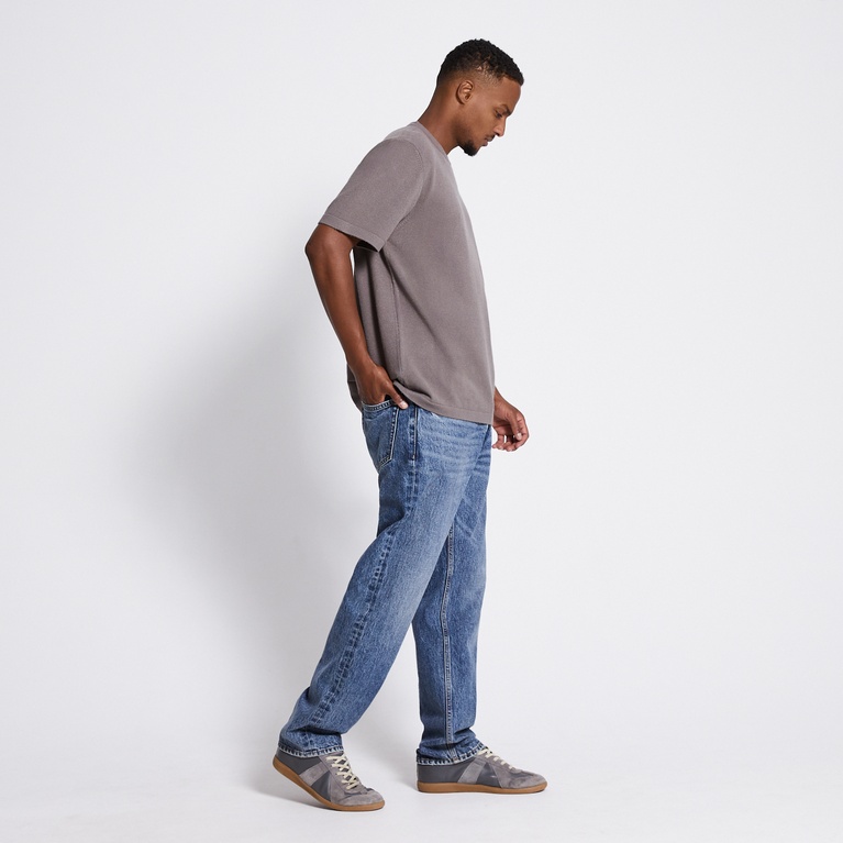 Knit tee "Valter" Brown